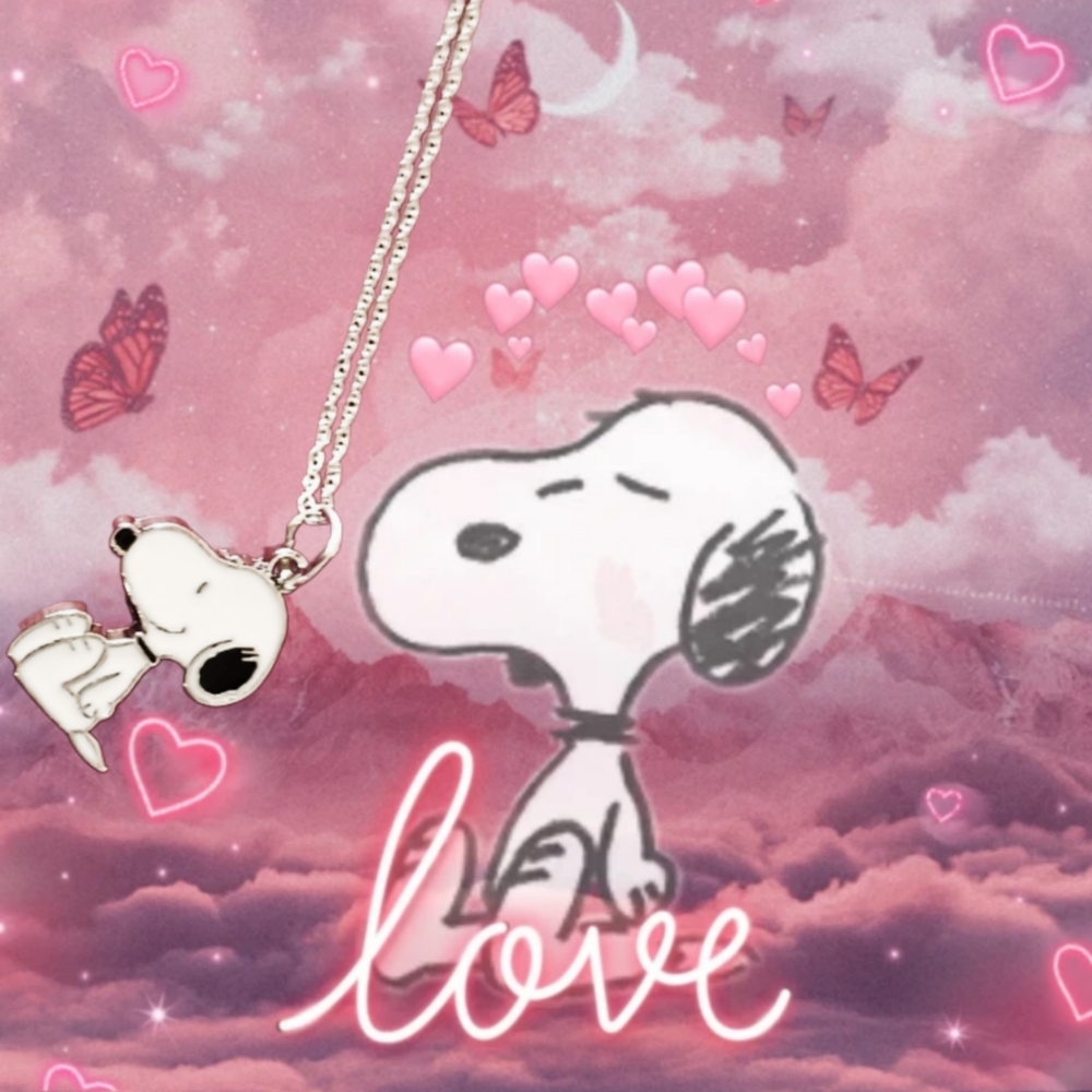 Snoopy NECKLACES Snoopy Peanuts 925 Sterling Silver